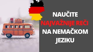 Naučite najvažnije reči na nemačkom jeziku  Putovanje u Nemačku  nemački rečnik za početnike [upl. by Kohsa]