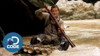 Bear Grylls in Borneo Jungle  Man vs Wild 66 [upl. by Deelaw]