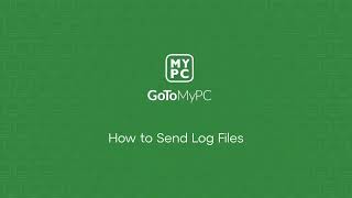 GoToMyPC  How to send a log file [upl. by Wiatt]