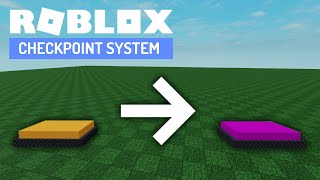 ROBLOX How To Make A Checkpoint System on Roblox  2019 Beginner Tutorial [upl. by Nolyat]