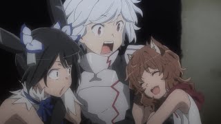 Danmachi Dub  Hestia and Lili fighting over Bell [upl. by True960]