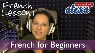 Learn French with Alexa Polidoro Free French Lesson 1 [upl. by Naujad]