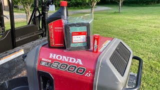 Honda EU3000 generator RV season maintenance [upl. by Assyram]