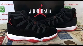 Air Jordan 11 Bred Velvet Released Today [upl. by Mcwilliams]