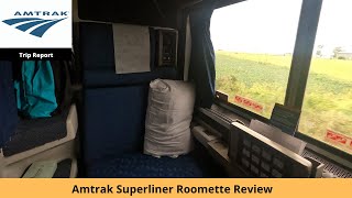 Amtrak Superliner Roomette Review  Southwest Chief Princeton to Chicago [upl. by Isbel612]