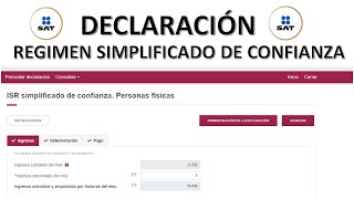 DECLARACION RESICO SAT 2022 PASO A PASO [upl. by Geis776]