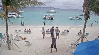 British Virgin Islands  Soggy Dollar Beach Bar [upl. by Xanthus337]