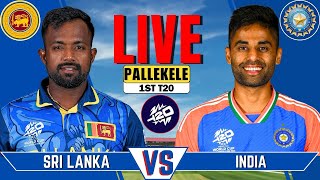 IND vs SL Live Match  Live Score amp Commentary  INDIA vs SRI LANKA 1st T20 Live [upl. by Windsor]