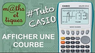 FONCTIONS  Afficher une courbe  Tutoriel CASIO [upl. by Marlee]