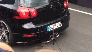 Bull X Exhaust on MK5 R32 [upl. by Oira]