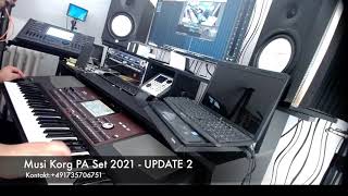 Musi Korg PA Set 2021  UPDATE 2 Burgodjiiski Kuchek [upl. by Arracot627]