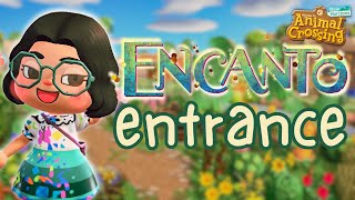 I built an ENCANTO INSPIRED ENTRANCE in Animal Crossing New Horizons [upl. by Anaira]