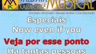 Boa Sorte Good Luck Vanessa da Mata amp Ben Harper Karaoke [upl. by Nrevel]