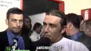 Vittoria Scudetto 5 Maggio 2002 Dichiarazioni Antonio Conte [upl. by Relluf]