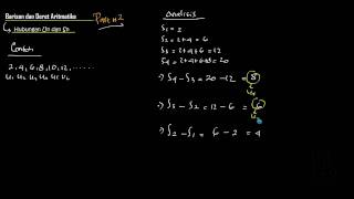 Barisan Deret  Deret aritmatika hubungan un dan sn [upl. by Oina]