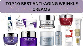 TOP 10 BEST ANTIAGING WRINKLE CREAMS WITH PRICE Mannalaimanskinandhealthcare [upl. by Surdna]