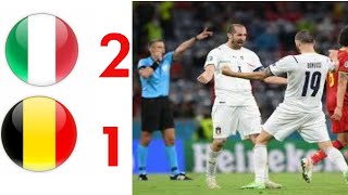 Italy vs Belgium 21  UEFA NATIONS LEAGUE All Goals and Extended highlights [upl. by Aihcila172]