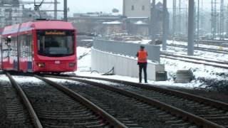 Chemnitz Aktuell  Straßenbahn im Hauptbahnhof [upl. by Sedruol]