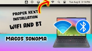 Working Kext Intel WIFI BT for MAC OS SONOMA Tested Hackintosh Tutorial [upl. by Cosetta108]