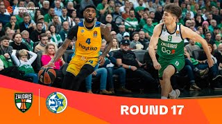 ZalgirisMaccabi  Round 17 Highlights  202324 Turkish Airlines EuroLeague [upl. by Dyke]