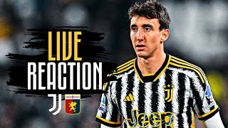 🔴 WATCH NOW JUVENTUS VS GENOA  LIVE REACTION 💪⚪⚫ [upl. by Naras925]