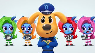 Antels Rescue Mission  Police Cartoon  Funny Cartoons for Kids  Sheriff Labrador [upl. by Anoirtac]