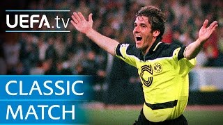 Riedle and Hitzfeld on Dortmund v Juventus 1997 [upl. by Nonnaer308]