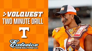 Volquest 2Minute Drill recaps the 350 win for Josh Heupel Nico Iamaleava and the Vols [upl. by Assetal]