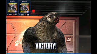 MYLODON BATTLE WINNER II Jurassic World The Game II Dinosaurs Game [upl. by Anialad]