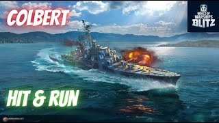 Wows Blitz Colbert Guide  Tier 10 Premium French Cruiser in World of Warships Blitz [upl. by Rior201]