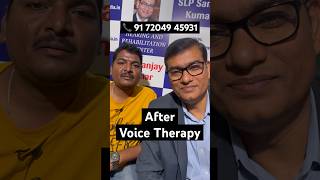 BeforeAfter Spasmodic Dysphonia Voice Therapy  8 Days  By SLP Sanjay Kumar AIIMS Alumnus shorts [upl. by Lsil594]