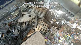 Triturador Basura RSU MSW Shredder [upl. by Wahl383]