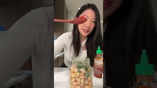 making the viral pickled garlic snack [upl. by Naghem82]