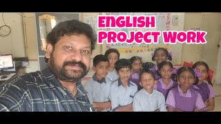 4th Class English Project Work Opposite words by 4th class students [upl. by Llerol]