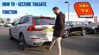 How To Open Your Volvos Boot With Your Foot  Gesture Tailgate Function  Paul Rigby Volvo [upl. by Aynot]