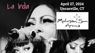 La India En Vivo  Mohegan Sun  Uncasville CT April 27 2024 laindia salsa [upl. by Attenehs]