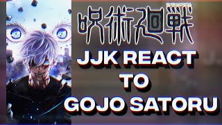 Gojo students react to Gojo satoru amp nanami Final Part Jujutsu Kaisen [upl. by Sacken250]