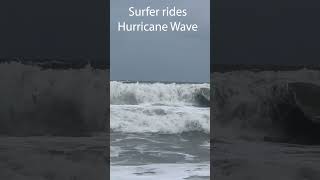 Surfer Rides INSANE Hurricane Milton Waves surfing hurricane [upl. by Ferris702]