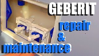 Geberit toilet repair and maintenance  How to [upl. by Essam]