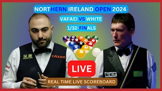 Hossein Vafaei Vs Jimmy White LIVE Score UPDATE Today 2024 Northern Ireland Open Snooker 132Finals [upl. by Riccardo]