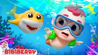 Baby Shark  Safety Song For Kids  Bibiberry Nursery Rhymes amp Kids Songs [upl. by Ok363]