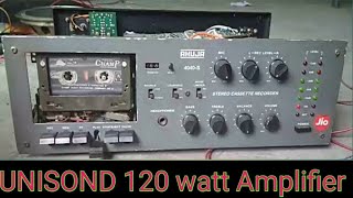 Unisound Amplifier Unsound 120 watt driver board repair [upl. by Gorrian]