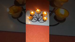 Candle holder Diy  Diya Stand diwalispecial shortvideo [upl. by Twitt]