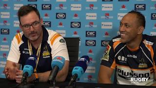 Super Rugby 2019 Round 17 Brumbies press conference [upl. by Nojid]