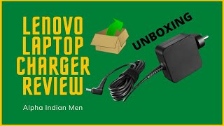 Lenovo 65W Laptop Charger Review  Lenovo Adapter 65W Unboxing [upl. by Ane]