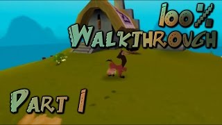 The Emperors New Groove PS1 100 Walkthrough Part 1 Village Chapter 1 [upl. by Aksel]