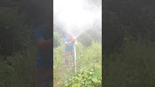 Install an adjustable atomizing nozzle for watering atomizing nozzle agricultural watering spr [upl. by Stodder]