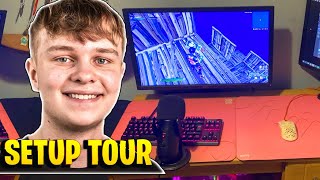 Benjyfishy FINALLY SHOWS his Fortnite Setup  Room Tour [upl. by Namijneb]