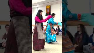 Kelzangla Dance By Bhutanese Ladies bhutanese bhutandance [upl. by Oberheim]