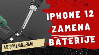 Iphone 12 Zamena baterije bez vazne poruke Soldering method [upl. by Adnil971]